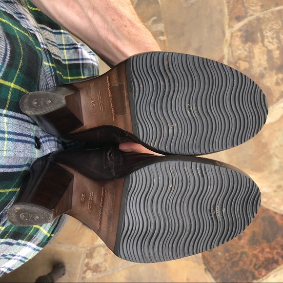 Costume National pieced leather heeled boots - Picture 7 of 8